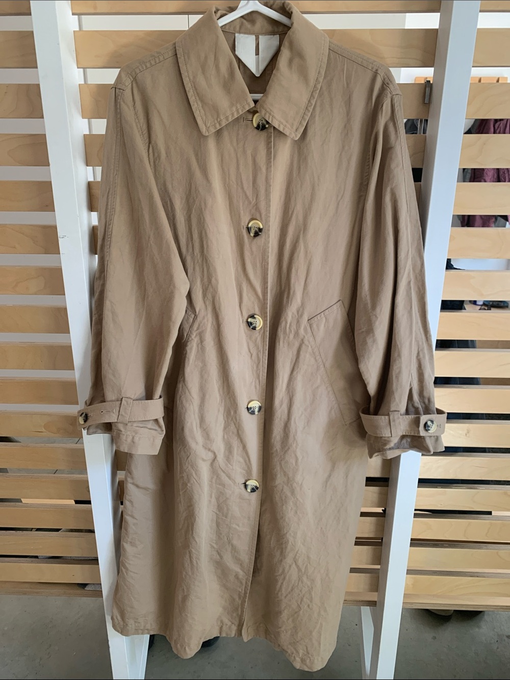 ARKET Cotton Linen Coat